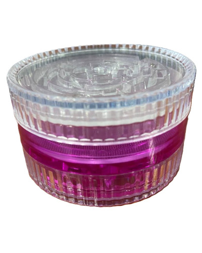 Гриндер акриловый с игрой "Лабиринт" (розовый)