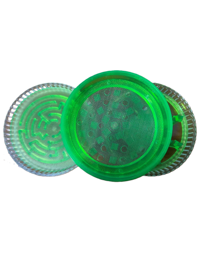 Гріндер акриловий з грою "Лабіринт" (зелений)