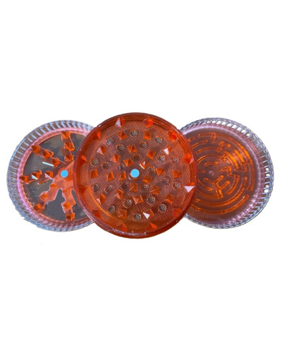 Гріндер акриловий з грою "Лабіринт" (червоний)