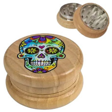 Гріндер дерев'яний з принтом