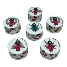 Гріндер металевий "Игра в кальмара"