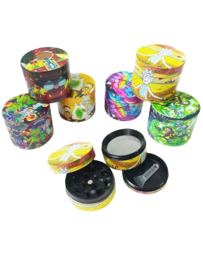 Гриндер металлический "Рик и Морти"