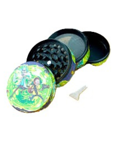 Гриндер металлический "Рик и Морти"