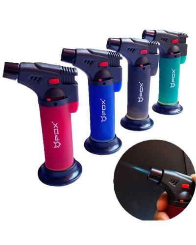 Запальничка-пальник "FOX" з підставкою червоний