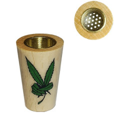 Ковпак дерев'яний із латунною вставкою