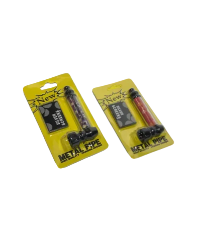 Трубка металева з принтом "Dark" (8.5 см)