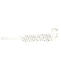 Трубка скляна Kawum Spiral (17 см)