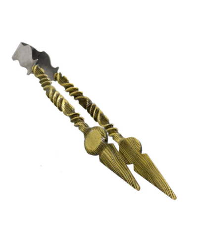 Щипцы для угля с узором Garden (золотой)