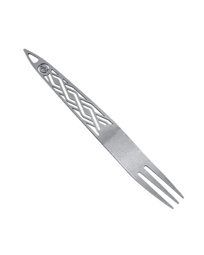 Вилка для табака 2х2 Weave Silver (серебряная)