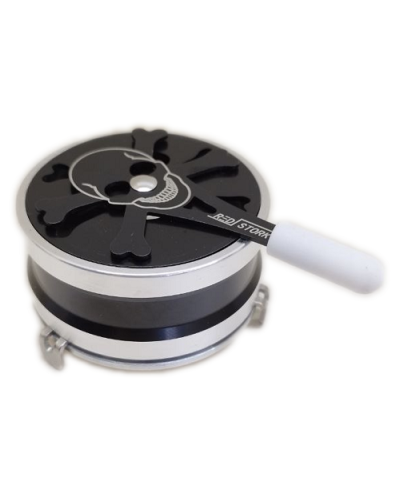 Калауд для кальяна Garden Red Stork череп (серебристо-черный)