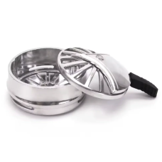 Калауд для кальяна Lotus Zeppelin Silver с 1 ручкой (Серебристый)