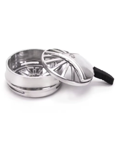 Калауд для кальяна Lotus Zeppelin Silver с 1 ручкой (Серебристый)