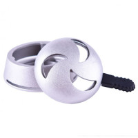 Калауд для кальяну Kaloud Lotus з 1 ручкою (сріблястий)