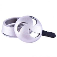 Калауд для кальяну Kaloud Lotus з 1 ручкою (сріблястий)