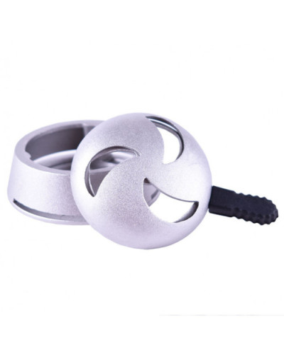 Калауд для кальяну Kaloud Lotus з 1 ручкою (сріблястий)