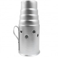 Ковпак для кальяну "Драбинка" срібло