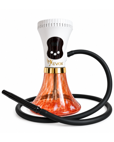 Электронный кальян EVOX WELLBO White с колбой Amber