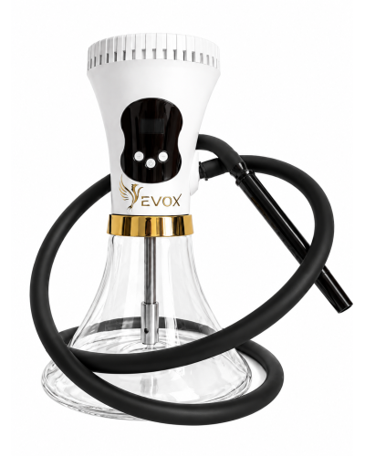 Електронний кальян EVOX WELLBO White з колбою Crystal White