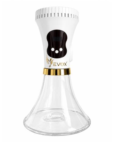 Електронний кальян EVOX WELLBO White з колбою Crystal White
