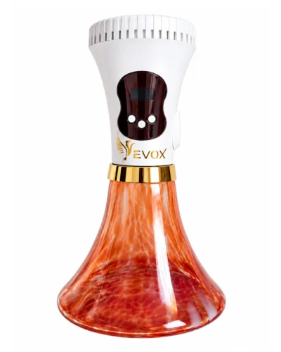 Электронный кальян EVOX WELLBO White с колбой Amber