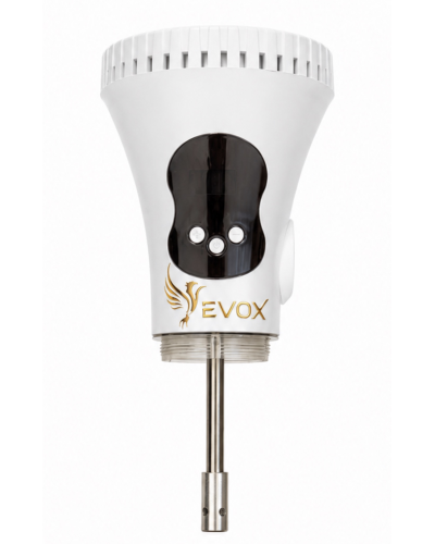 Електронний кальян EVOX WELLBO White з колбою Smoked Grey