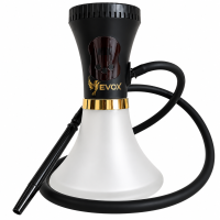 Электронный кальян EVOX WELLBO Black с колбой Matte White