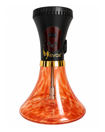 Электронный кальян EVOX WELLBO Black с колбой Amber
