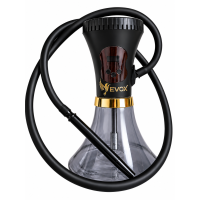 Электронный кальян EVOX WELLBO Black с колбой Smoked Grey