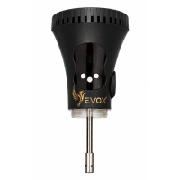Электронный кальян EVOX WELLBO Black с колбой Crystal White