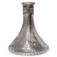 Колба для кальяну 2х2 Crystal №10 Clear (темно-прозора)