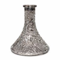 Колба для кальяну 2х2 Crystal №11 (темно-прозора)