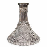 Колба для кальяну 2х2 Crystal №13 (темно-прозора)