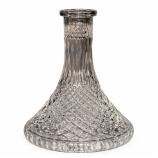 Колба для кальяну 2х2 Crystal №13 (темно-прозора)