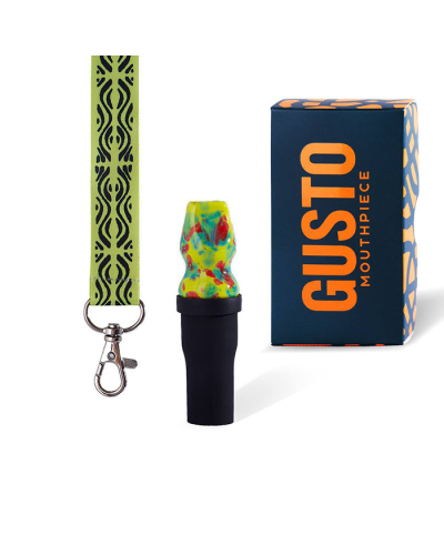 Мундштук для кальяна персональний GUSTO Colour Green (зелений)
