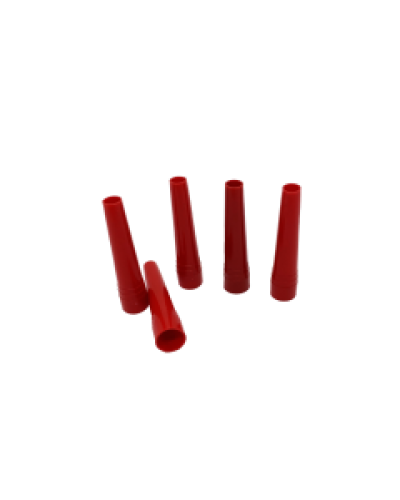 Мундштуки для кальяну одноразові 2х2 XXL (червоні) 100шт