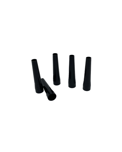 Мундштуки для кальяну одноразові 2х2 XXL (чорні) 100шт