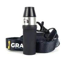 Мундштук для кальяну персональний Gramm Steel Series (Чорний)