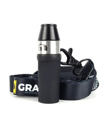 Мундштук для кальяну персональний Gramm Steel Series (Чорний)