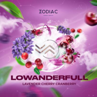 Тютюн для кальяну ZODIAC 25 гр Lowanderfull  (вишня лаванда журавлина)