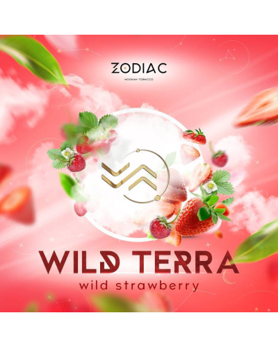 Тютюн для кальяну ZODIAC 25 гр Wild Terra (суниця)