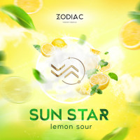 Тютюн для кальяну ZODIAC 25 гр SUN STAR (кислий лимон)