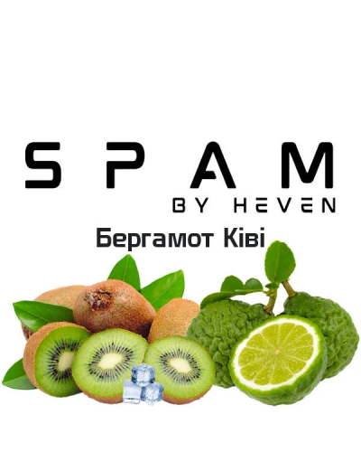 ТЮТЮН ДЛЯ КАЛЬЯНУ SPAM by heven 100 гр Бергамот Ківі
