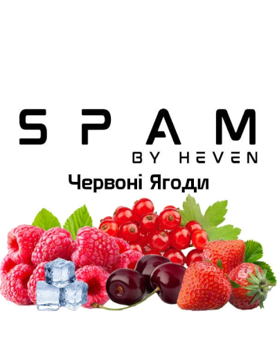 ТЮТЮН ДЛЯ КАЛЬЯНУ SPAM by heven 100 гр Червоні Ягоди