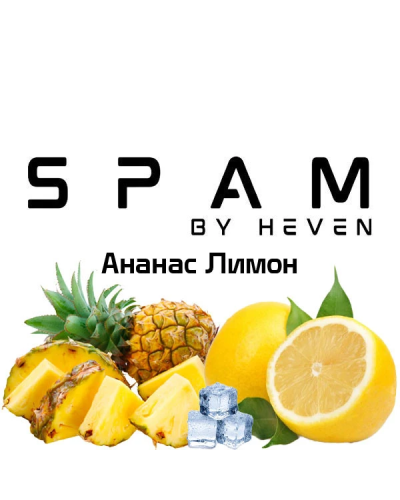 ТЮТЮН ДЛЯ КАЛЬЯНУ SPAM by heven 100 гр Ананас Лимон