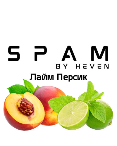 ТАБАК ДЛЯ КАЛЬЯНА SPAM by heven 100 гр Лайм Персик