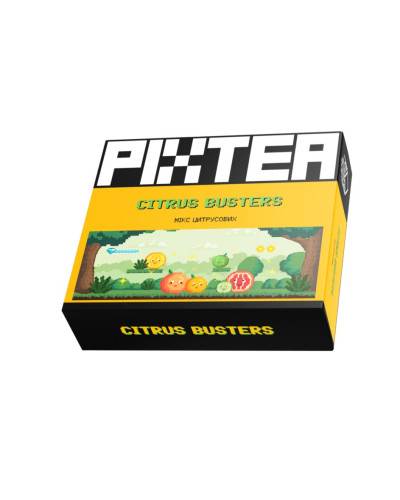 Безтютюнова суміш PixTea Citrus busters (Цитрусовий мікс) 50г