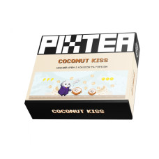 Безтютюнова суміш PixTea Coconut kiss (Крем з кокосом та горіхом) 50г