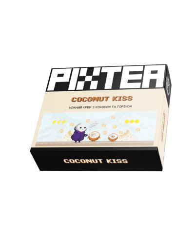Безтютюнова суміш PixTea Coconut kiss (Крем з кокосом та горіхом) 50г