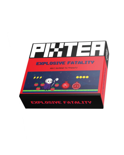 Безтютюнова суміш PixTea Explosive fatality (Малина гранат) 50г
