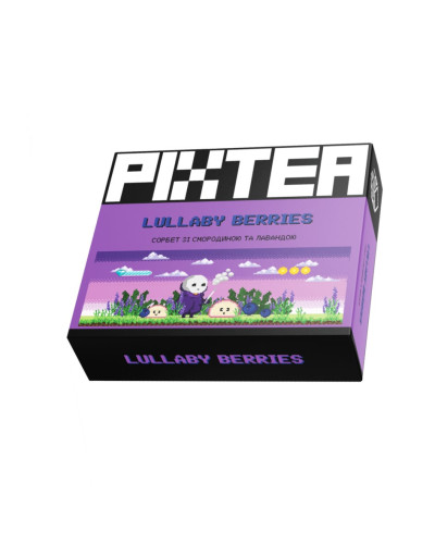 Безтютюнова суміш PixTea Lullaby berries (Сорбет з смородини і лаванди) 50г